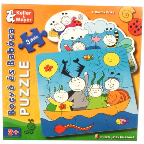 Puzzle Bogyó és Babóca 2+4+6ks